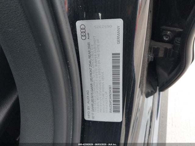 2017 AUDI A6 WAUC8AFC4HN094361 Photo 8