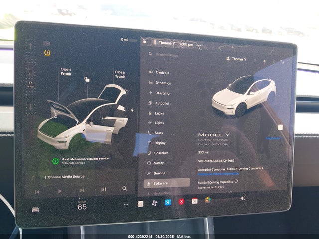 7SAYGDEE8TF347983 Tesla Model Y