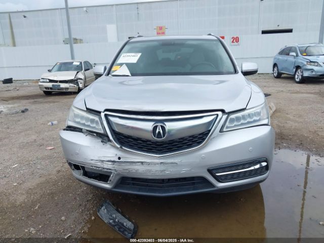 5FRYD3H86FB006414 Acura Mdx Advance Pkg W/entertainment Pkg