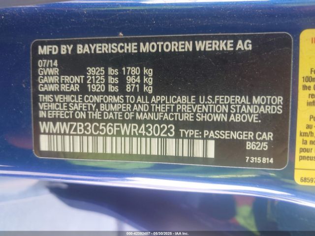 WMWZB3C56FWR43023 Mini Countryman Cooper