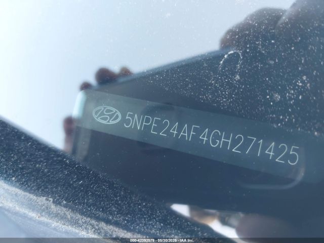5NPE24AF4GH271425 Hyundai SONATA SE