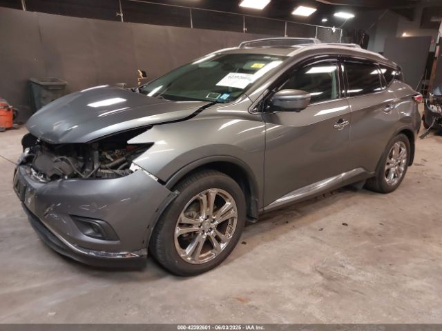 5N1AZ2MH2JN129735 Nissan Murano Platinum