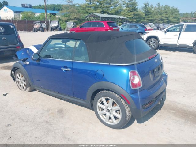 2013 MINI CONVERTIBLE WMWZP3C5XDT705613 Photo 2