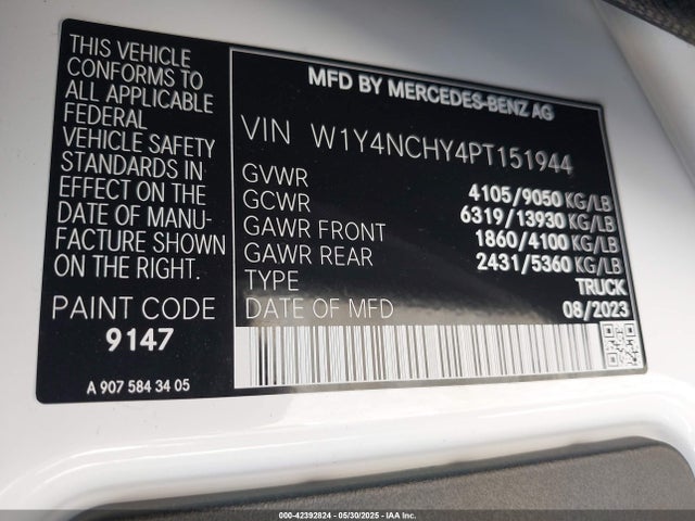 W1Y4NCHY4PT151944 Mercedes-Benz om654