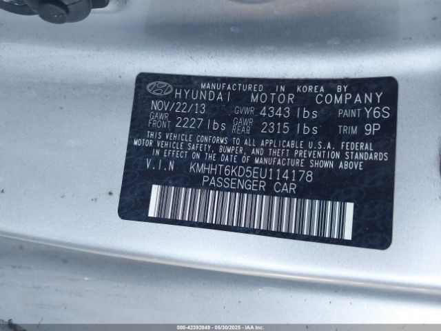 KMHHT6KD5EU114178 Hyundai dohc theta - fr
