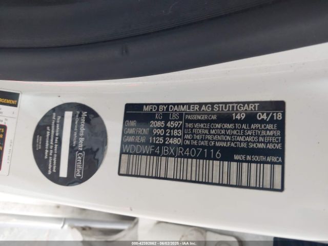 2018 MERCEDES-BENZ C 300 WDDWF4JBXJR407116 Photo 8