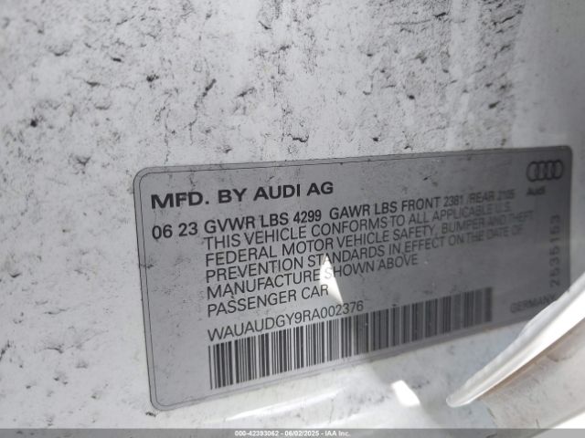 2024 AUDI A3 WAUAUDGY9RA002376 Photo 8