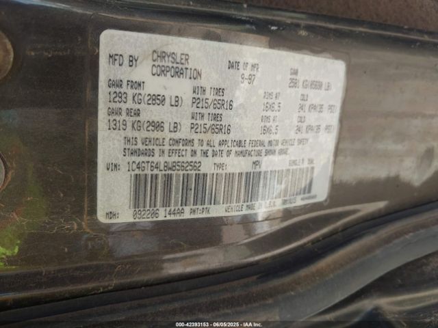 1998 CHRYSLER TOWN & COUNTRY 1C4GT64L8WB562562 Photo 8