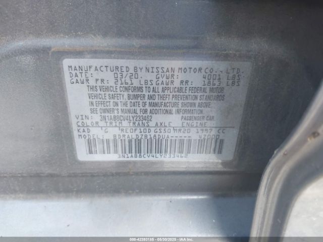 2020 NISSAN SENTRA 3N1AB8CV4LY233462 Photo 8