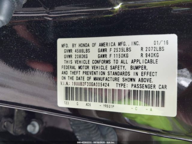 2016 ACURA TLX 19UUB2F30GA005424 Photo 8