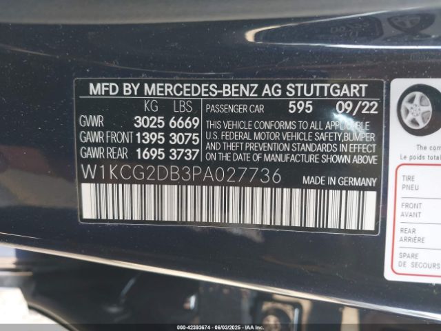 2023 MERCEDES-BENZ EQS 450+ W1KCG2DB3PA027736 Photo 8