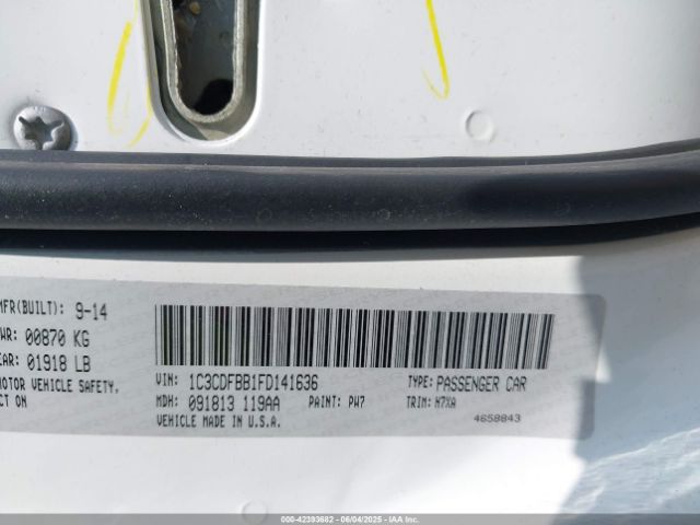1C3CDFBB1FD141636 Dodge DART SXT