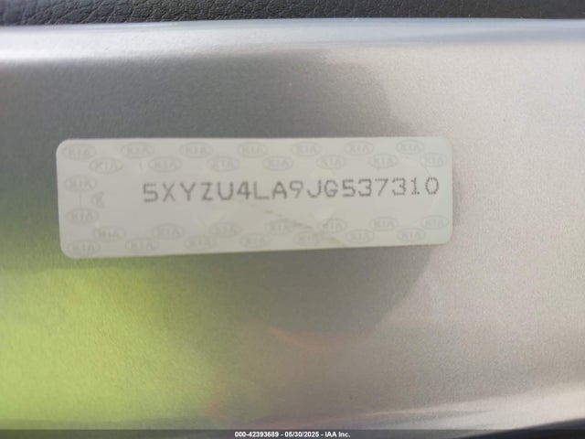 5XYZU4LA9JG537310 Hyundai Santa Fe Sport 2.0t