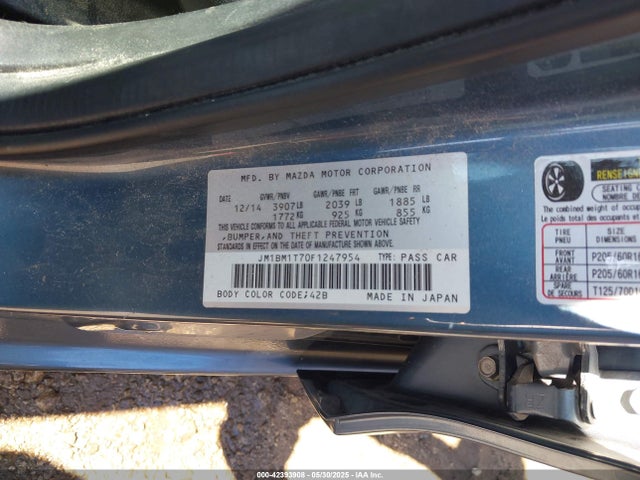 JM1BM1T70F1247954 Mazda pe