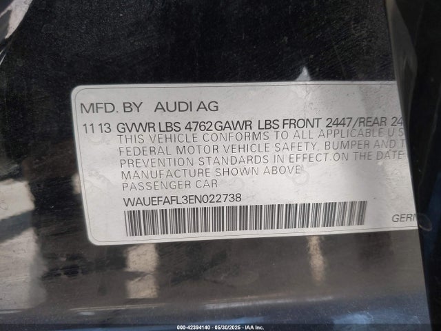 2014 AUDI A4 WAUEFAFL3EN022738 Photo 8