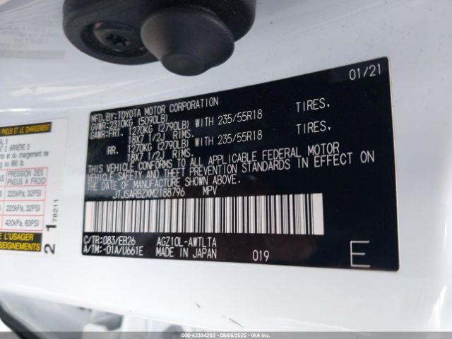 2021 LEXUS NX 300 JTJSARBZXM2188796 Photo 8