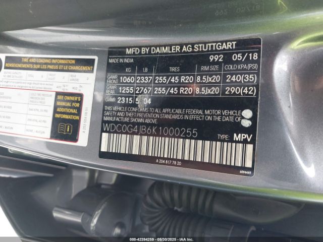 2019 MERCEDES-BENZ GLC 300 WDC0G4JB6K1000255 Photo 8