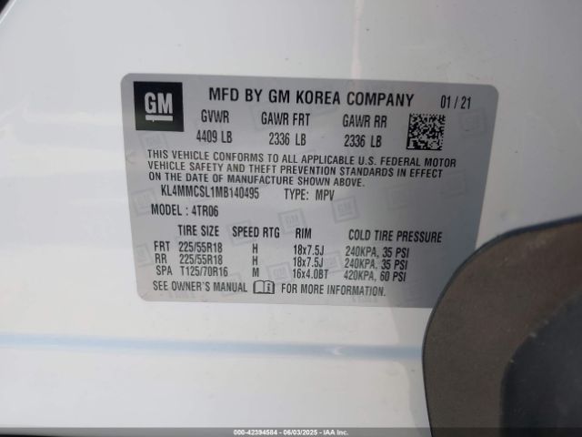2021 BUICK ENCORE GX KL4MMCSL1MB140495 Photo 8