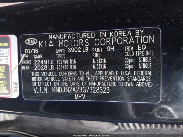 KNDJN2A23G7328323 KIA Soul