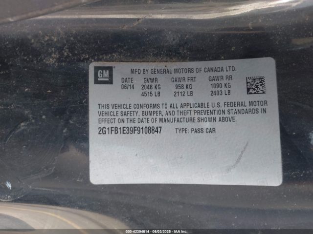 2015 CHEVROLET CAMARO 2G1FB1E39F9108847 Photo 8