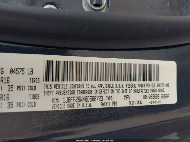 2008 JEEP PATRIOT 1J8FF28W48D588723 Photo 8