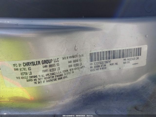 3C3CFFGE2ET266747 Fiat 500E BATTERY ELECTRIC