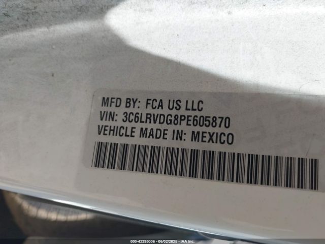3C6LRVDG8PE605870 RAM Promaster 2500 High Roof 159 Wb