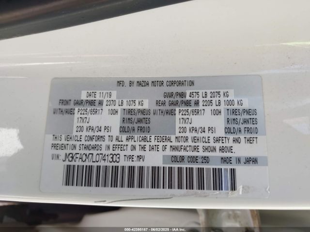 2020 MAZDA CX-5 JM3KFACM7L0741303 Photo 8