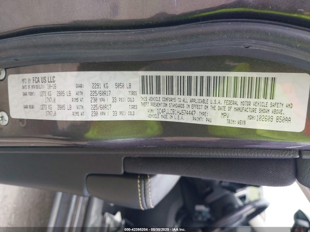 Jeep Cherokee 2017 1C4PJLCB1HW574447 Image 9