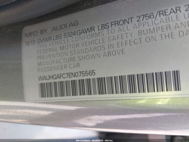 2014 AUDI A6 WAUHGAFC7EN075565 Photo 8