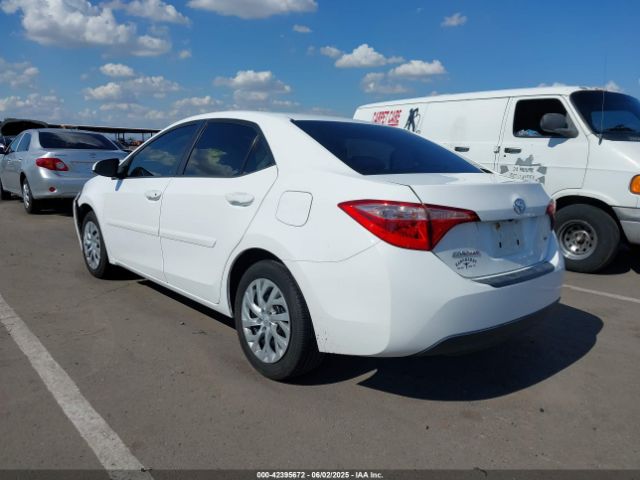 2T1BURHE3JC076160 Toyota COROLLA LE