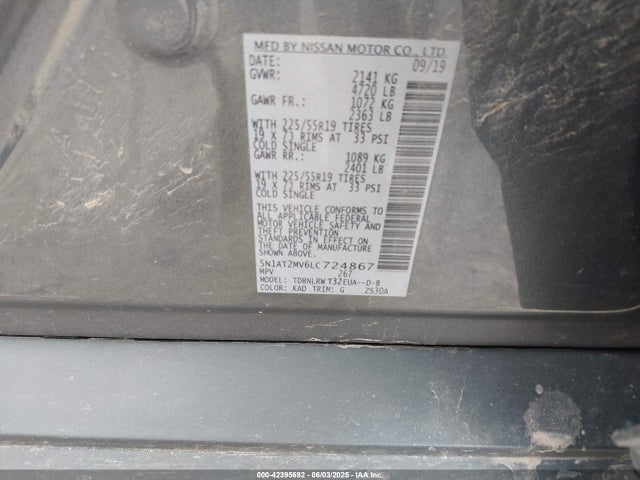 5N1AT2MV6LC724867 Nissan 2020