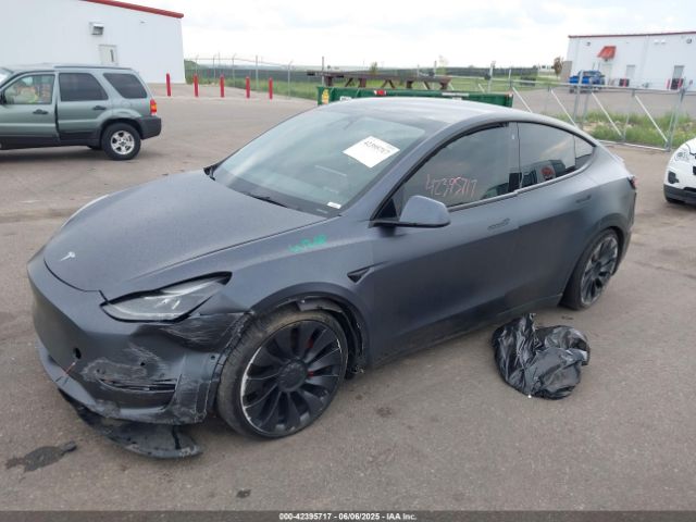 2022 TESLA MODEL Y 7SAYGDEF1NF379668 Photo 1