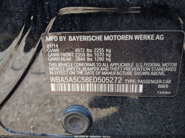 WBA5A5C58ED505272 BMW 528I
