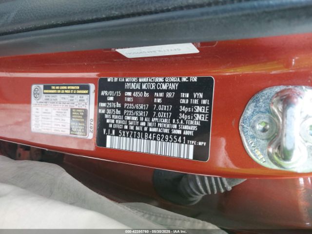 5XYZT3LB4FG295541 Hyundai Santa Fe Sport 2.4l