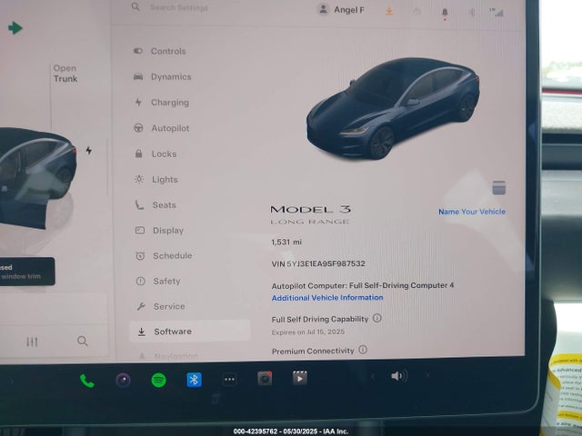 2025 TESLA MODEL 3 5YJ3E1EA9SF987532 Photo 6