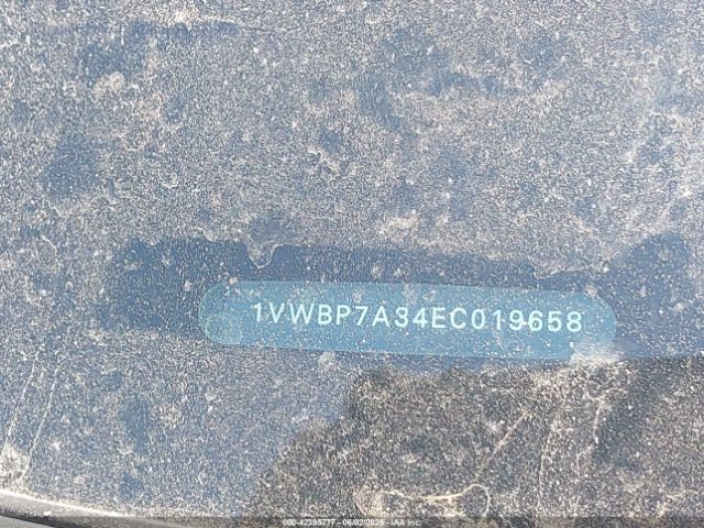 1VWBP7A34EC019658 Volkswagen Passat 2.5l Se