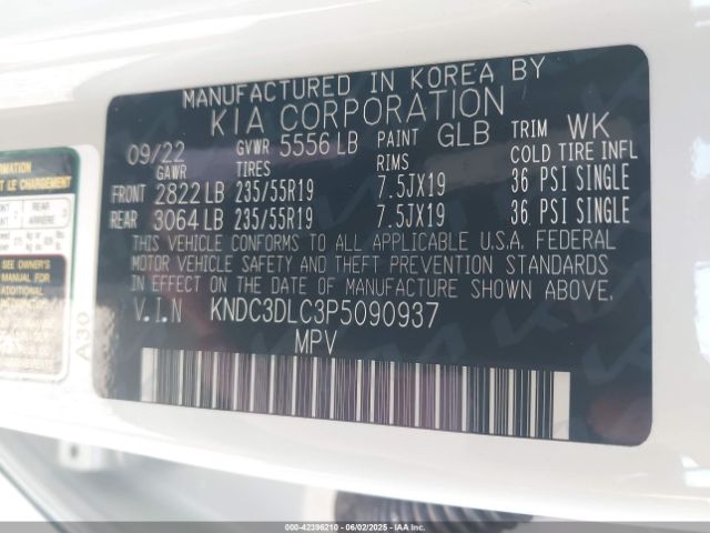 2023 KIA EV6 KNDC3DLC3P5090937 Photo 8