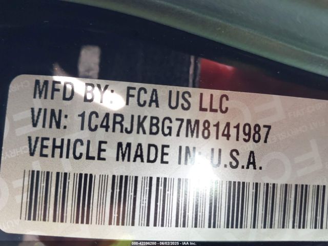 2021 JEEP GRAND CHEROKEE L 1C4RJKBG7M8141987 Photo 8