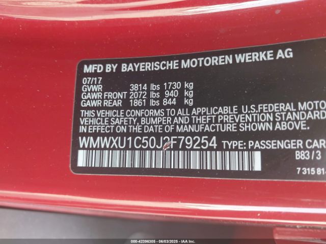 2018 MINI HARDTOP WMWXU1C50J2F79254 Photo 8