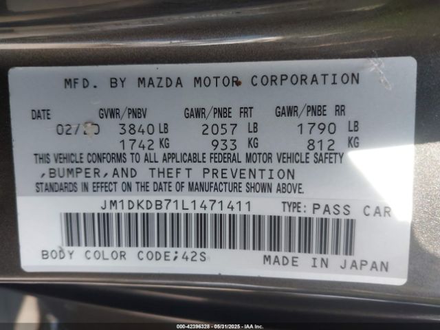 2020 MAZDA CX-3 JM1DKDB71L1471411 Photo 8