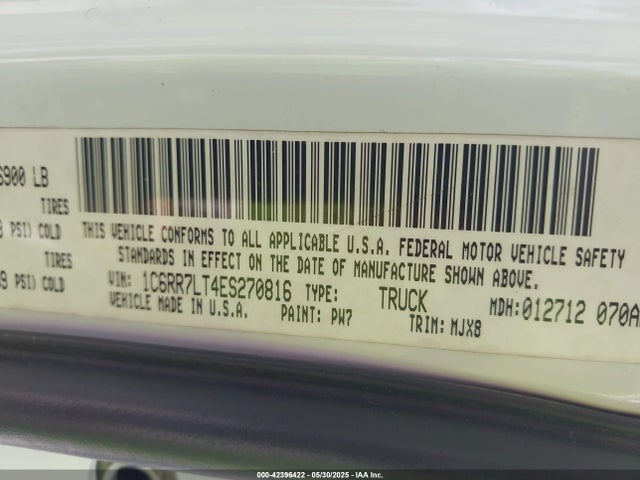 RAM 2014 2014 1C6RR7LT4ES270816 Image 9