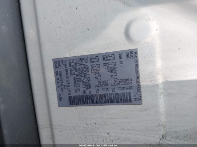 5N1AT2MVXEC834355 Nissan ROGUE S