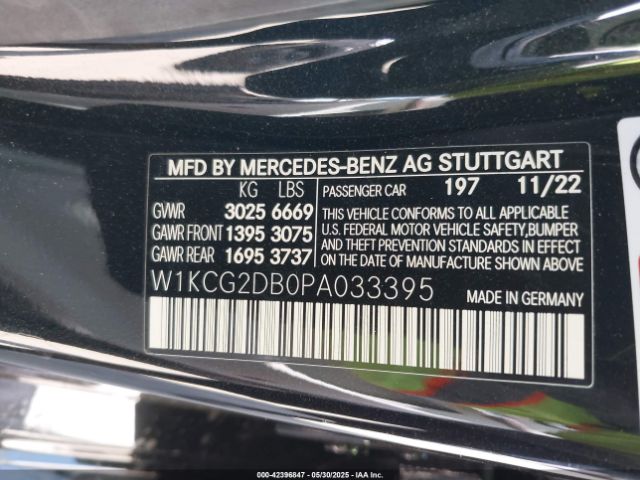 2023 MERCEDES-BENZ EQS 450+ W1KCG2DB0PA033395 Photo 8