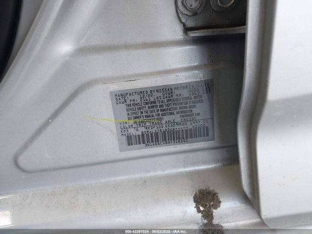 3N1AB8CV8NY318551 Nissan Sentra Sv Xtronic Cvt