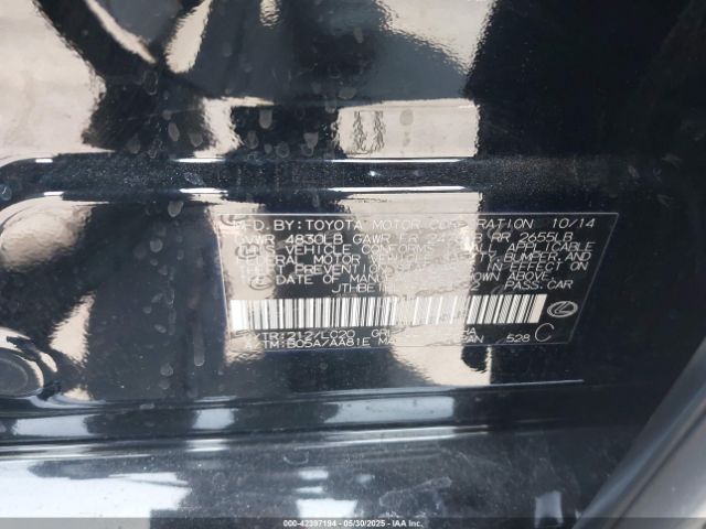 JTHBE1BLXFA003562 Lexus 2gr-fse