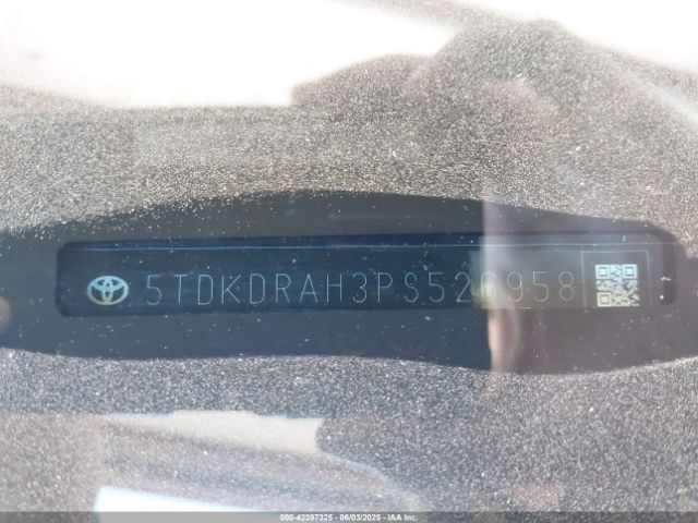 5TDKDRAH3PS526958 Toyota Highlander Xle