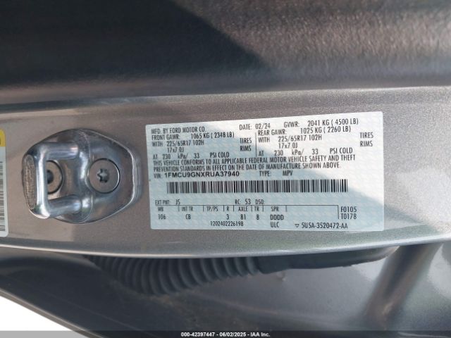 2024 FORD ESCAPE 1FMCU9GNXRUA37940 Photo 8