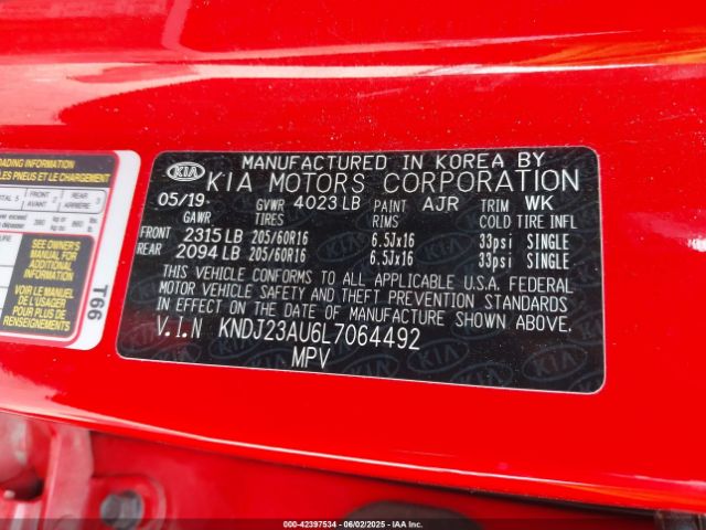 2020 KIA SOUL KNDJ23AU6L7064492 Photo 8