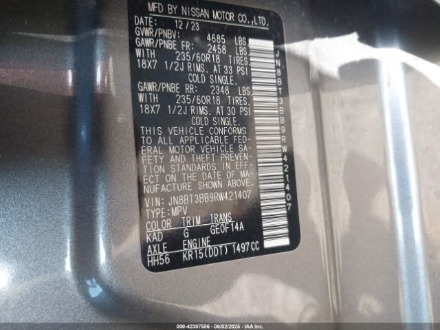 2024 NISSAN ROGUE JN8BT3BB9RW421407 Photo 8